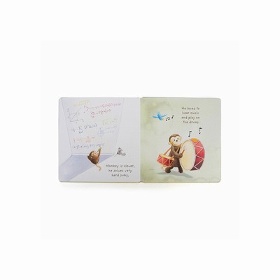 Jellycat I Know A Monkey Books UK | 71546INCO